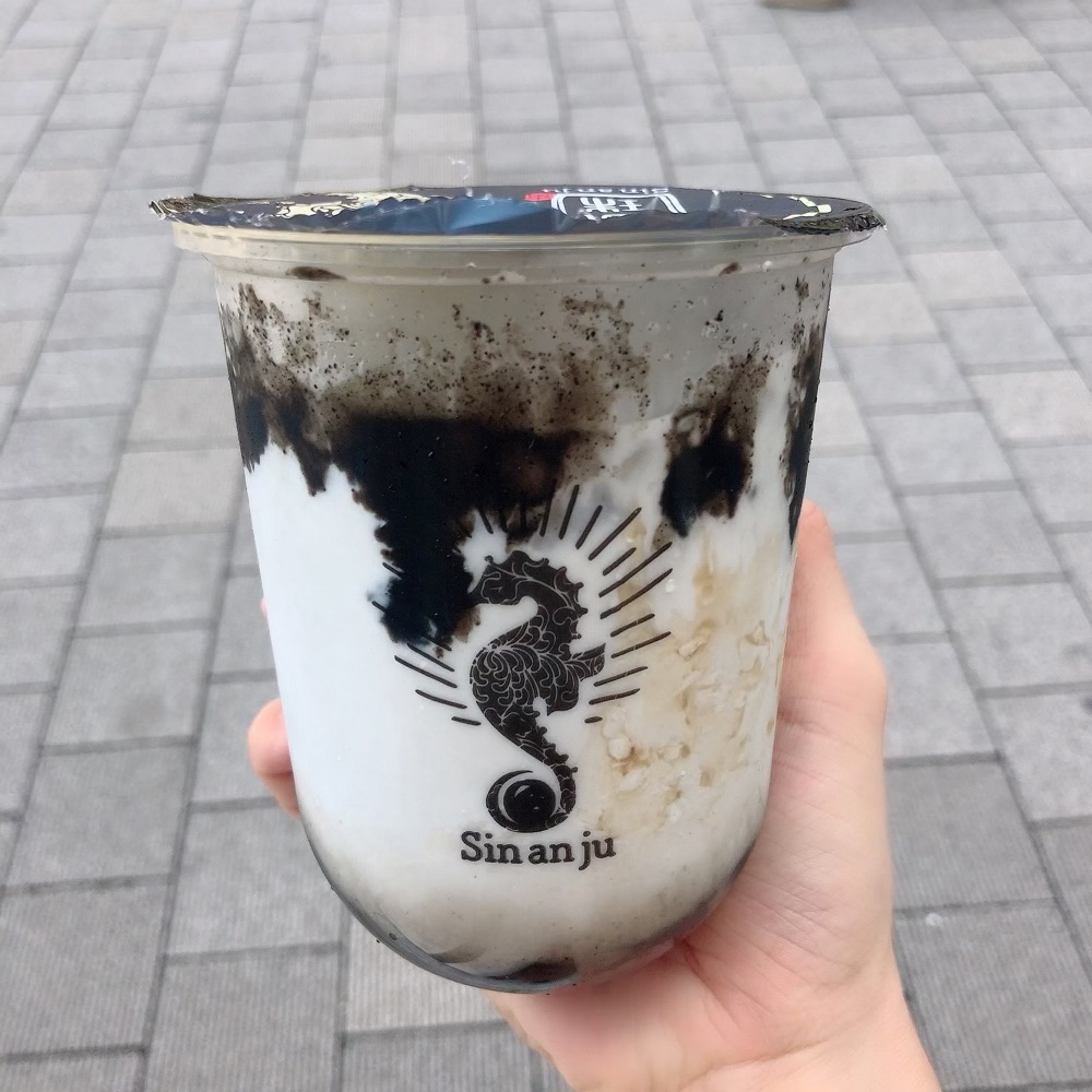 辰杏珠(シンアンジュ) タピオカ黒ごまオレが美味しすぎる！