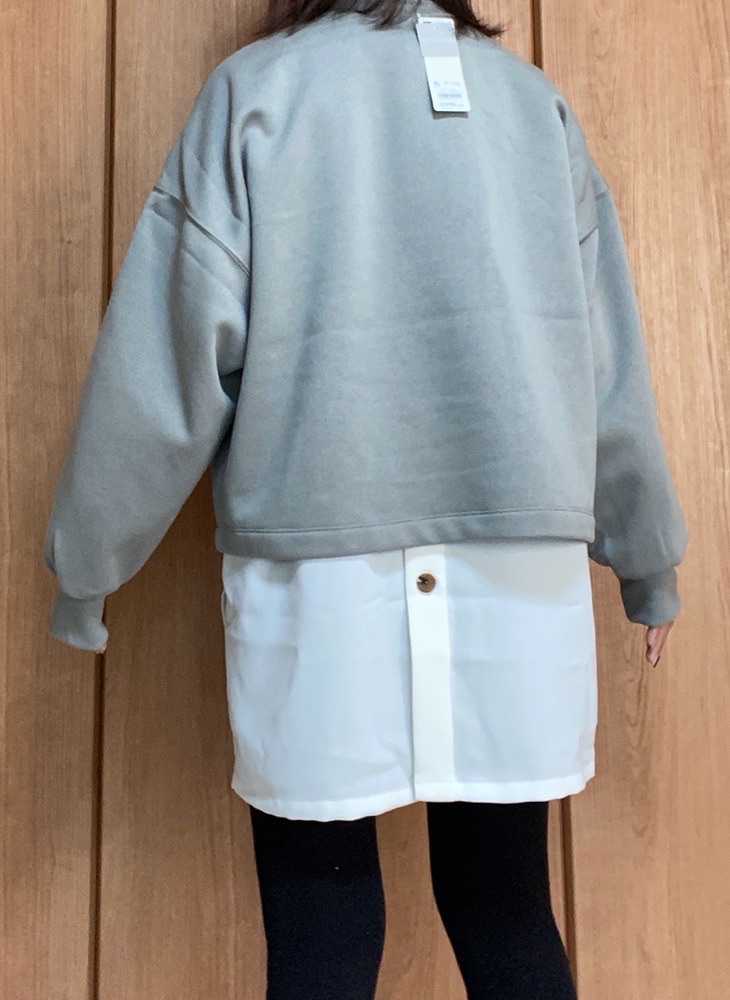 レイヤード後ろ姿