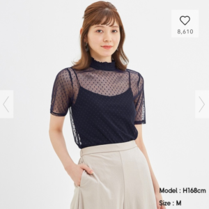 チュールドットレースT