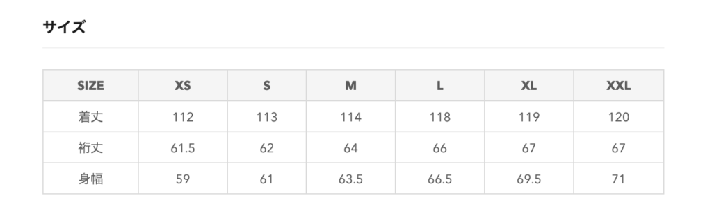 シアーバンドカラーワンピースサイズ表