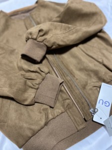 GUスエードタッチジャケット