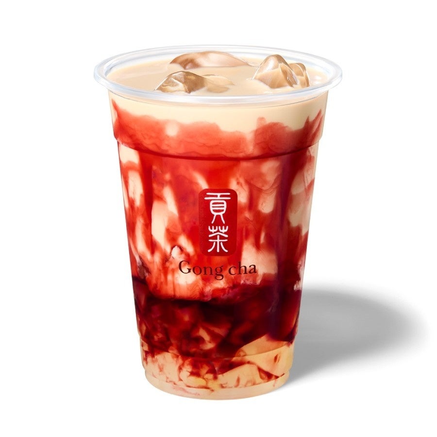 りんごとクランベリー ミルクティー