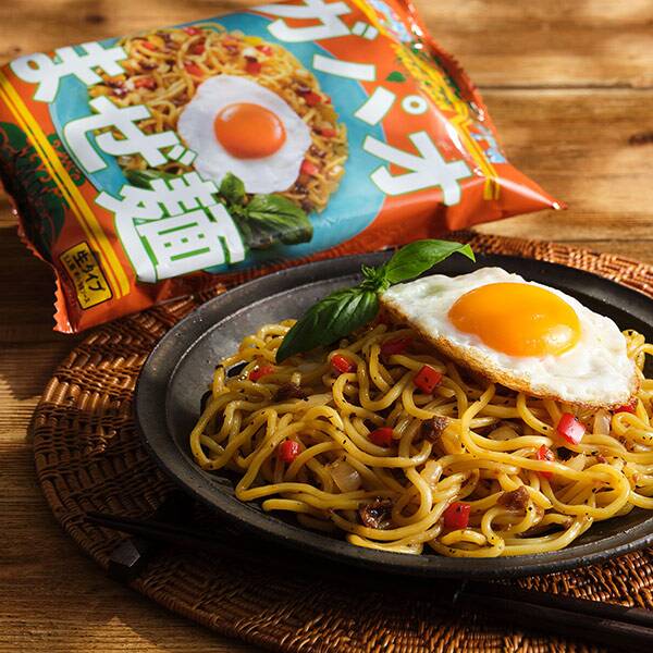 レンジで簡単！ガパオまぜ麺