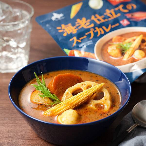 北海道から海老仕立てのスープカレー